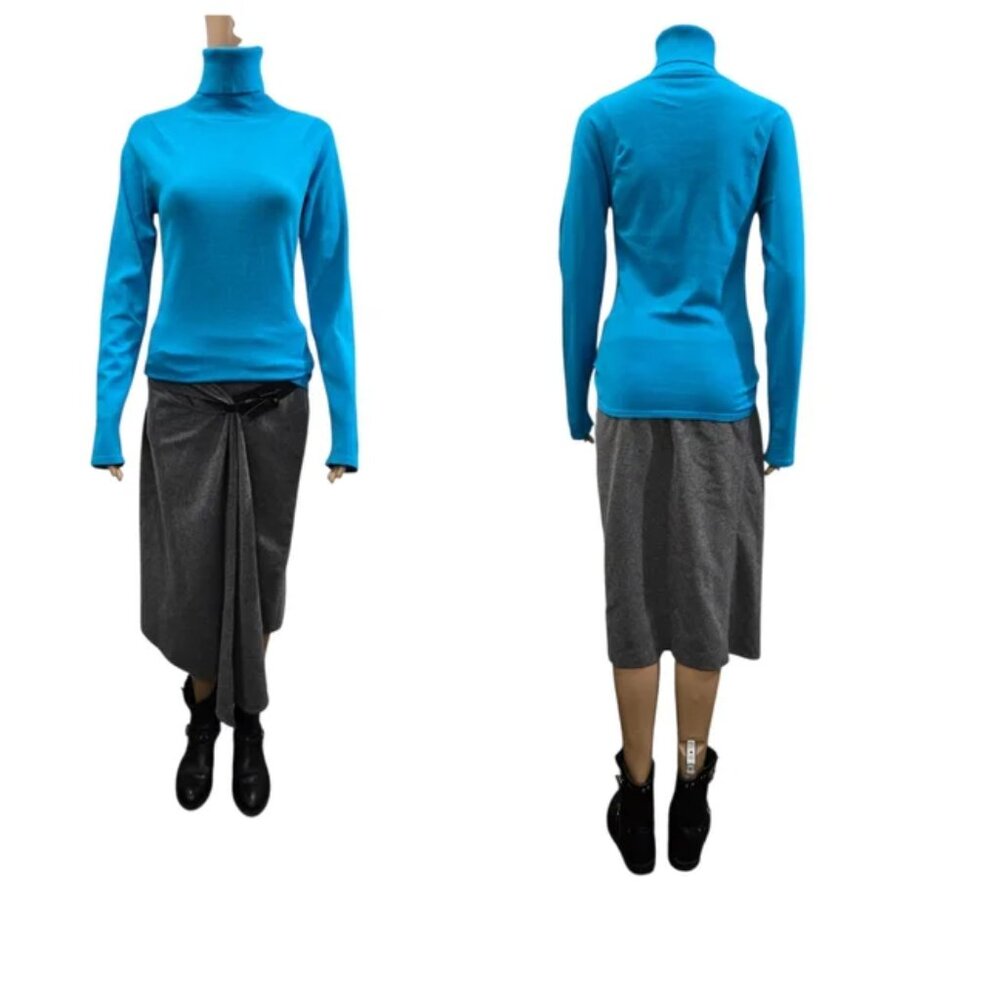 Ca Va De Soi Turtleneck Jersey Top Size L - Fitted